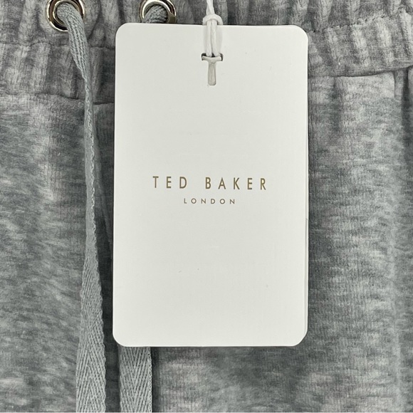 TED BAKER LONDON NWT ELLIASS VELOUR JOGGERS PANTS MID-GREY 1 - Picture 4 of 14
